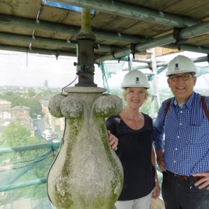 Top of the spire - a great view!